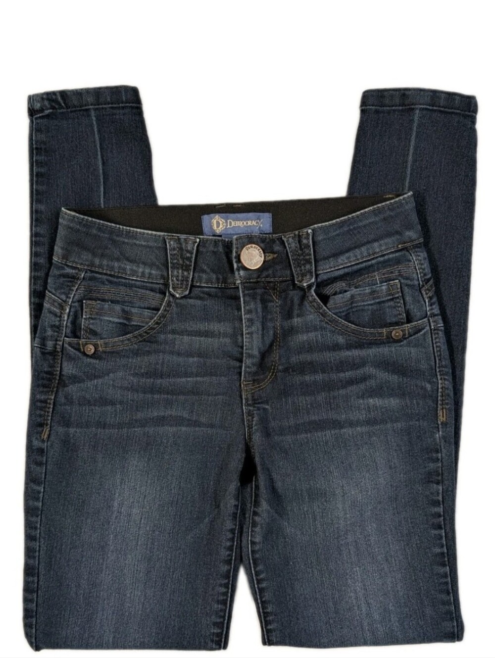Democracy Absolution Skinny Jeans Womens 0 Dark Indigo Jegging